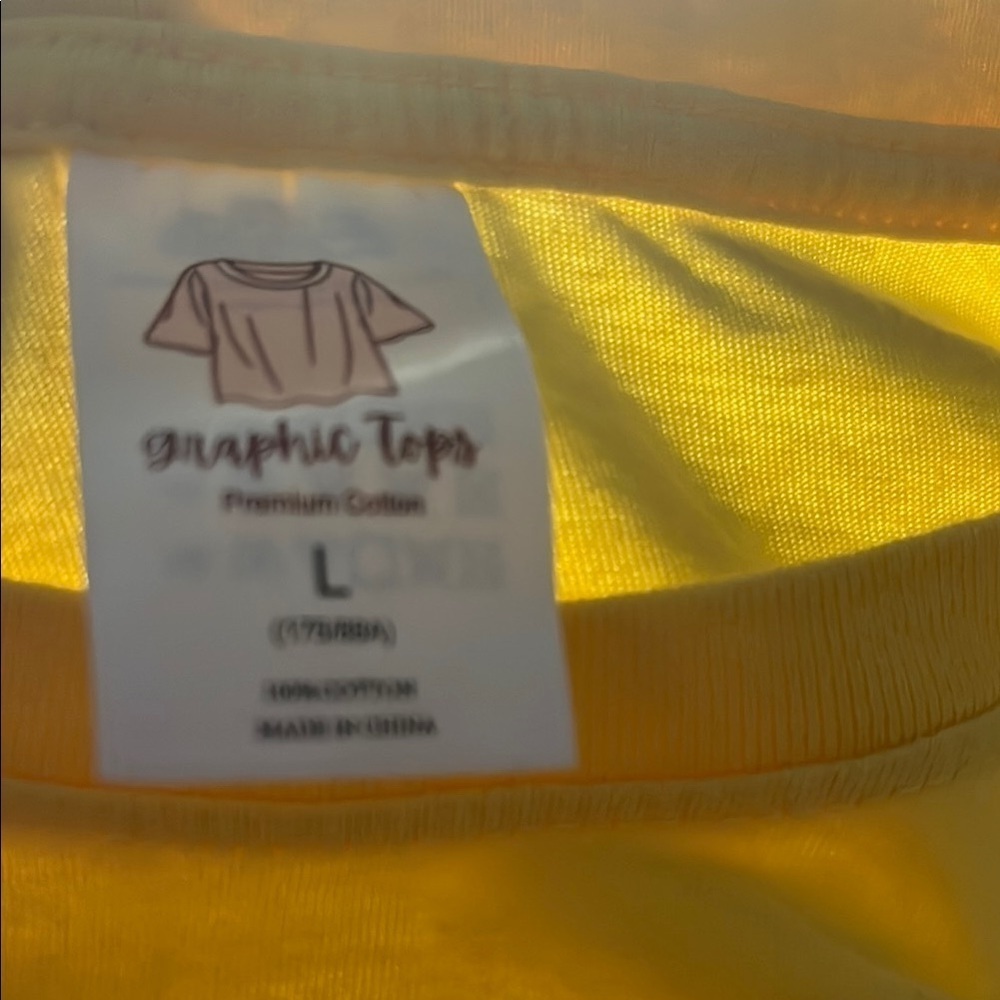 Women’s Yellow Top Black Girl Magic Size L - Picture 4 of 4